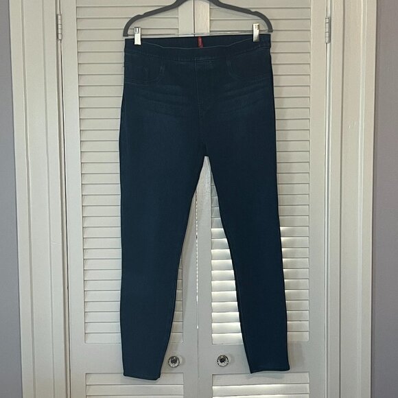 Spanx Jean-Ish jegging legging pants XL denim blue - Picture 1 of 9